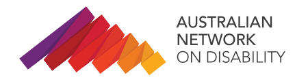 Australian Network on Disability ribbon logo